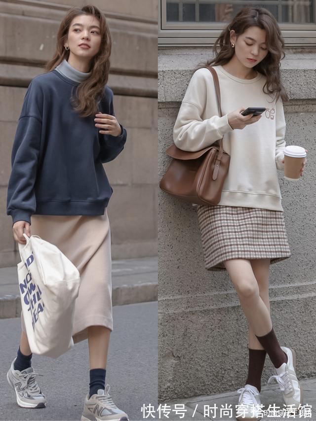 tips|天凉了别穿得太单薄,建议备上这几款卫衣,搭裤子、裙子都好看