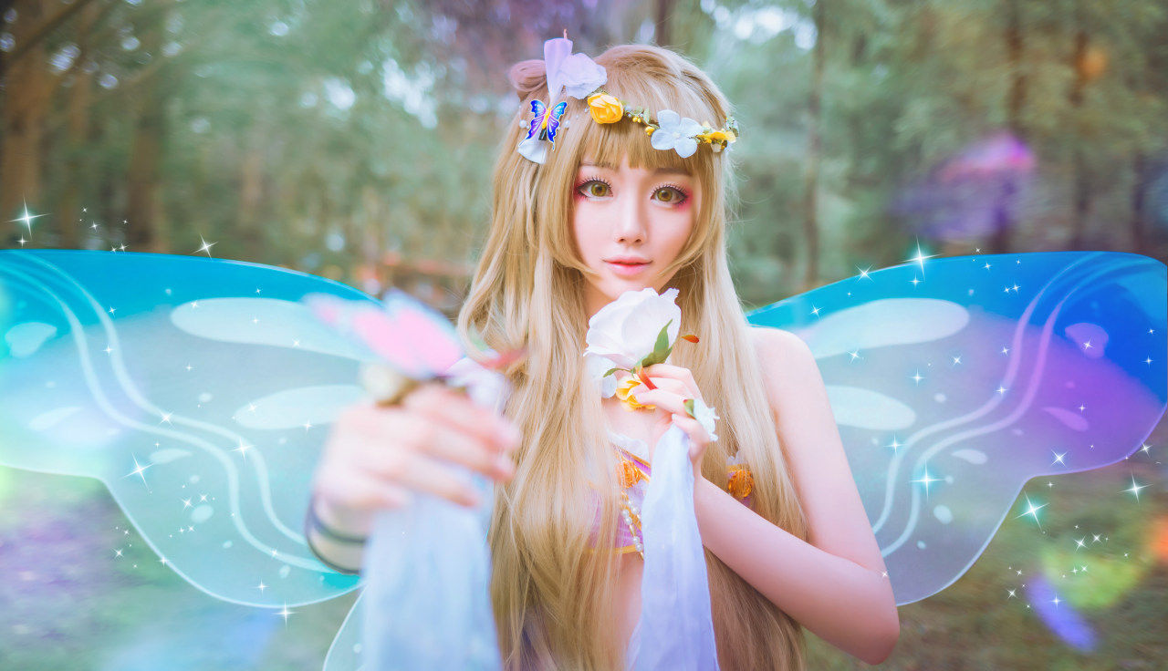 小鸟|LoveLive！南小鸟花精灵觉醒cosplay