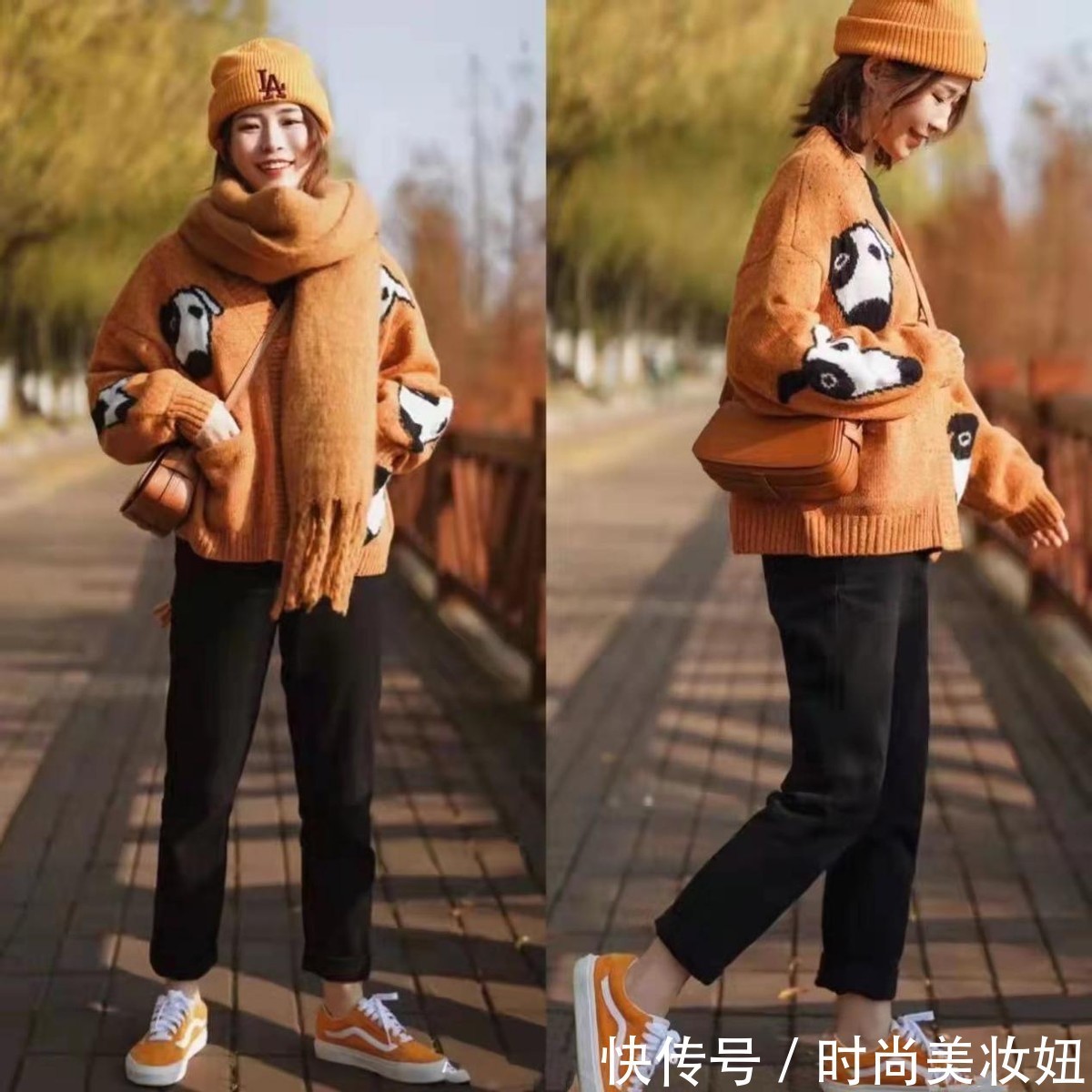 直筒裤|秋冬“最显瘦”的裤子穿搭,每一条都显瘦显腿长,小个子必备