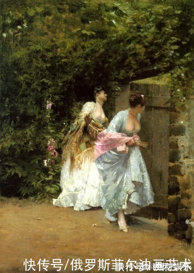 de&意大利大画家德·尼蒂斯的油画作品,莫名的好看,耐看,非常喜欢