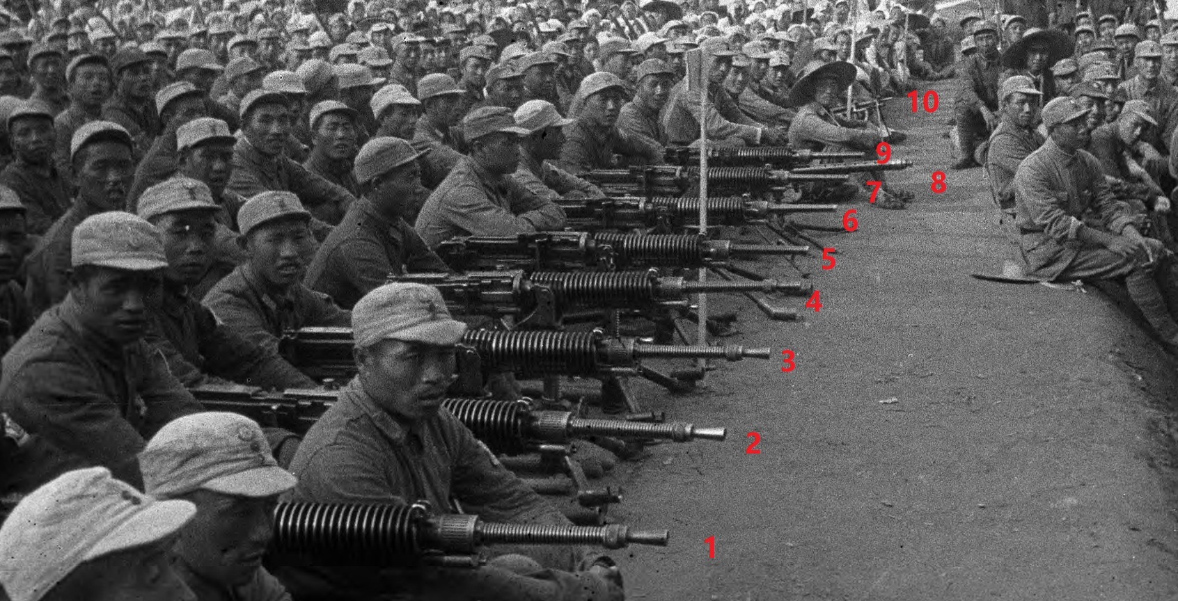 阔气|一张图上就有10挺重机枪，如此阔气的八路军，你从未见过