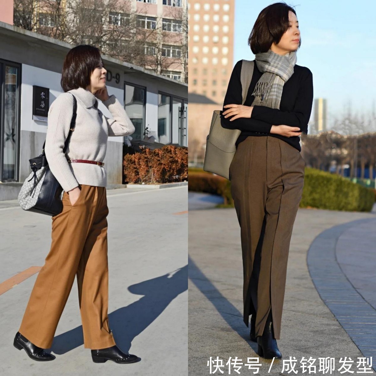 女性|50岁的女人建议少穿运动鞋!今年方跟短靴很流行,时尚百搭更保暖