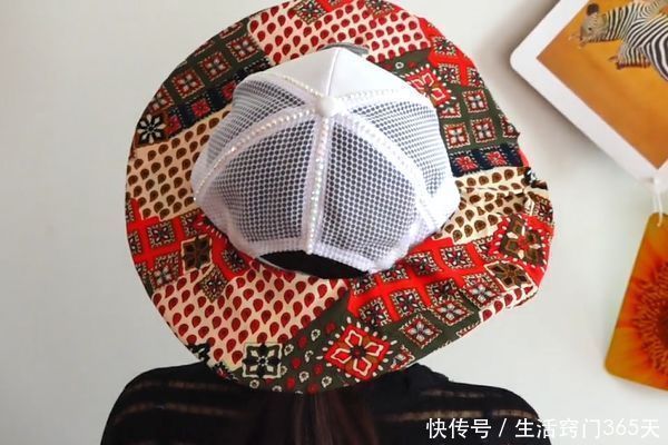 防晒帽|纸板上剪一大一小两个圆,简单改造成的东西,全家人都抢着用!