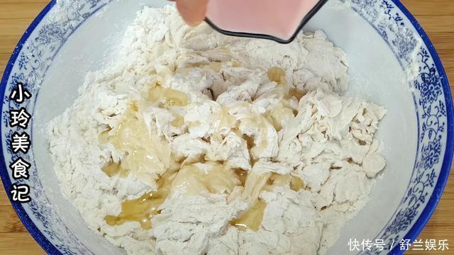 教你牛舌糖酥饼的做法,层层酥脆,咬一口直掉渣,比卖的还好吃