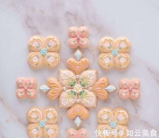 糖霜饼干|一双巧手，做出童话般的翻糖饼干，看完你会舍不得吃网友称太美