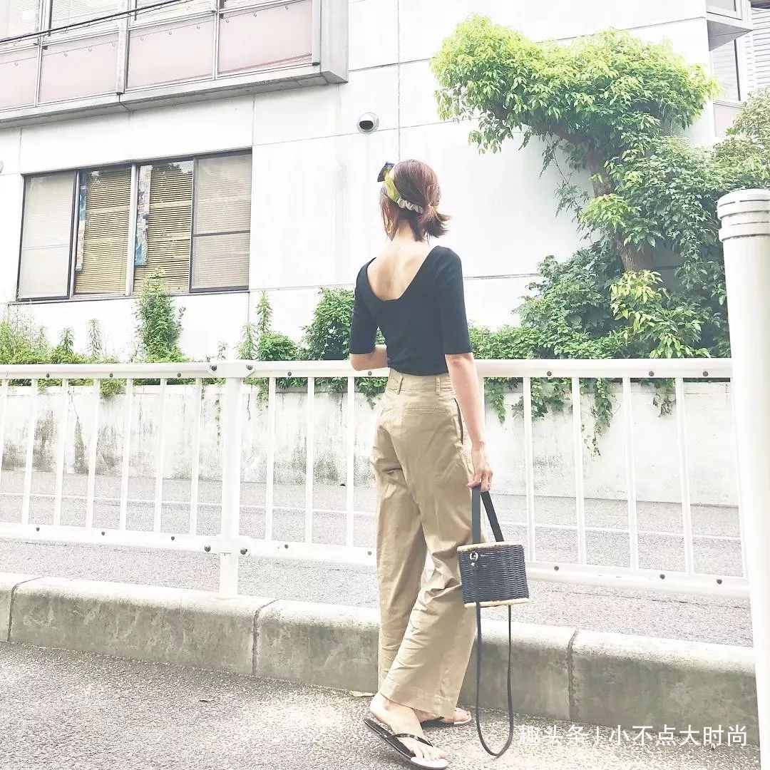 整套|日本小个子妈妈初秋穿搭真显高!简约又气质,适合所有小个子!