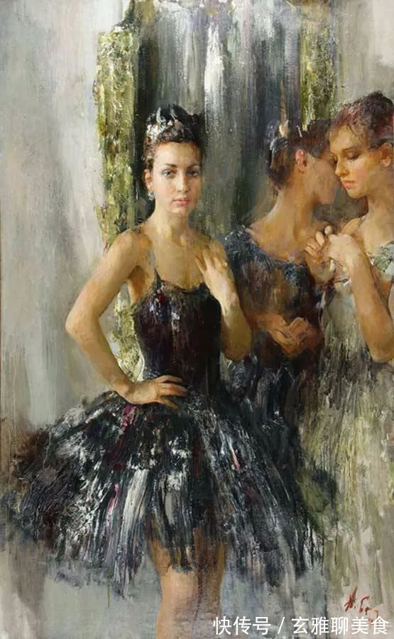 尼古拉&俄罗斯绘画大师级的素描和油画,恰到好处的美