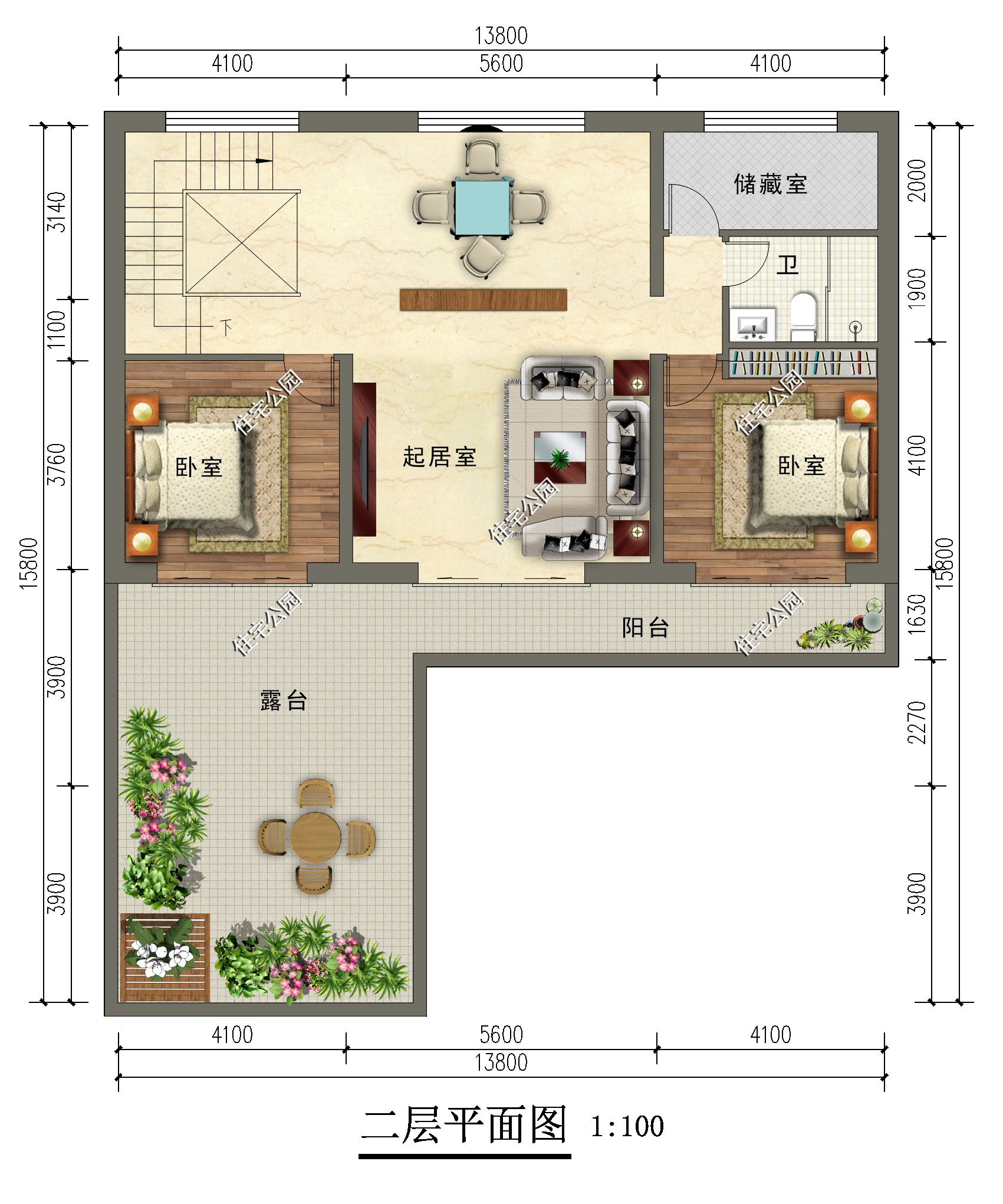 建筑面积|农村住房就建一层半，实用、够用、工期短，最低造价不到20万