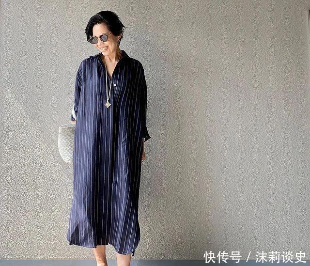 私服 58岁日本太太的私服穿搭,年过半百,借助基础款,照样穿出好风采