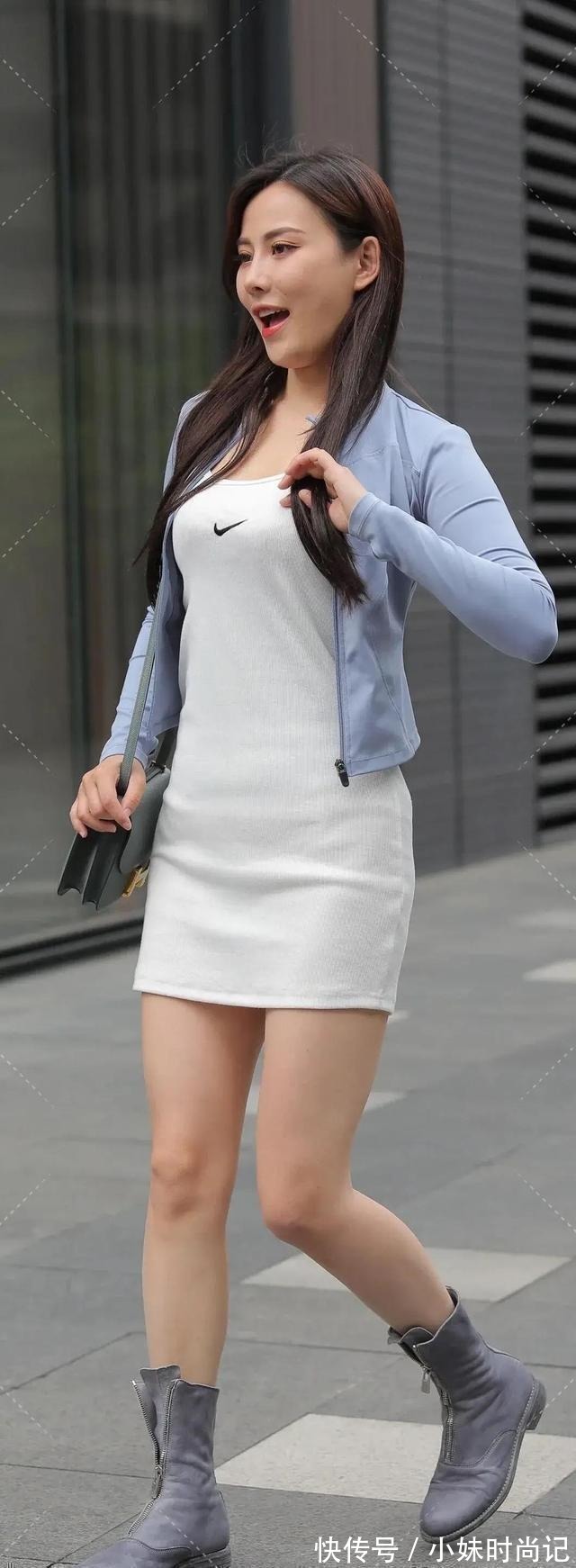 针织阔腿裤|大象腿的身形穿连衣裙也无能为力,反而还放大了自身的劣势