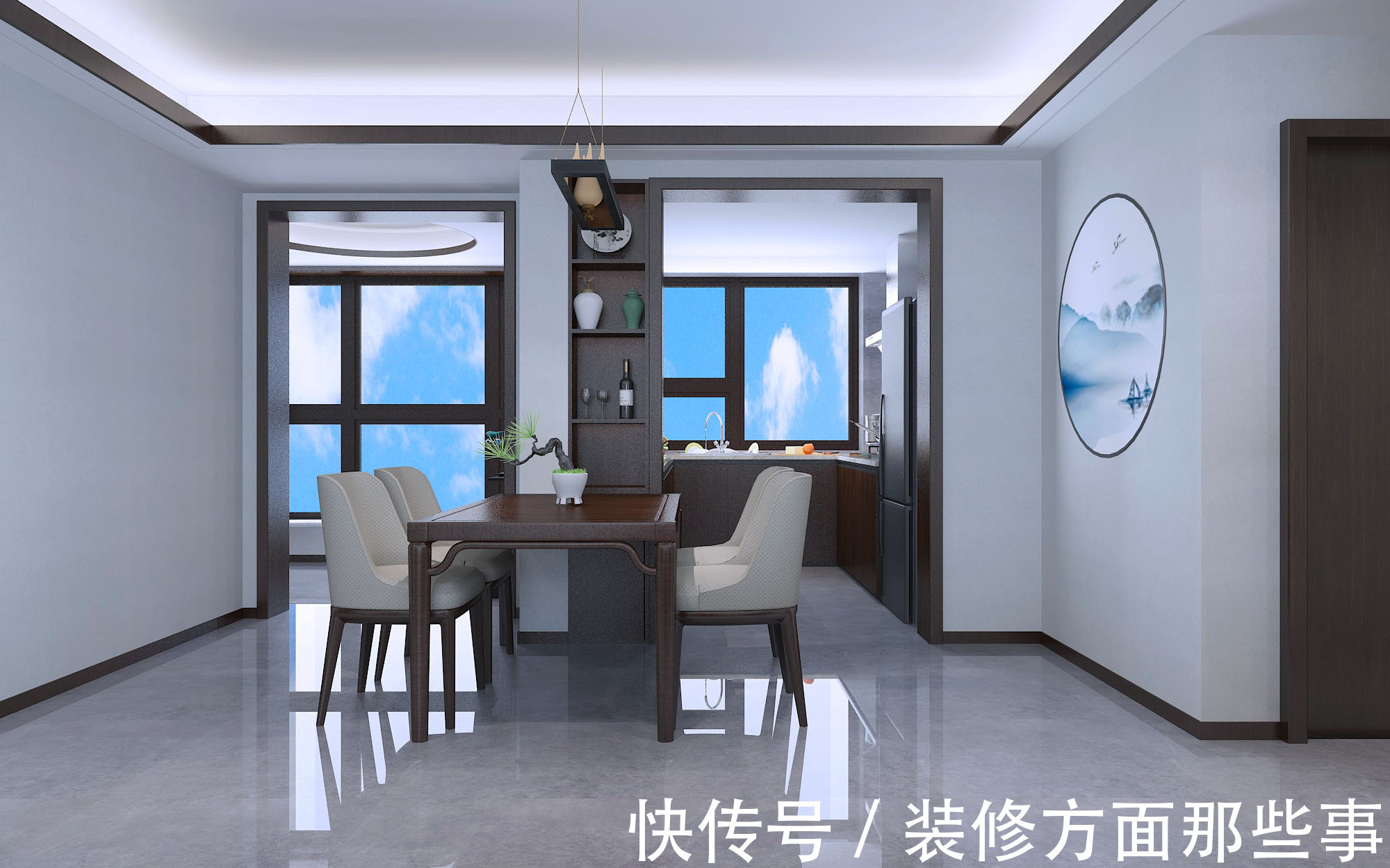 中式|130平中式三居室,营造出了一个极致而朴实的东方人文空间