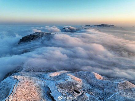 日出云海|雪后初霁 武功山邂逅日出云海