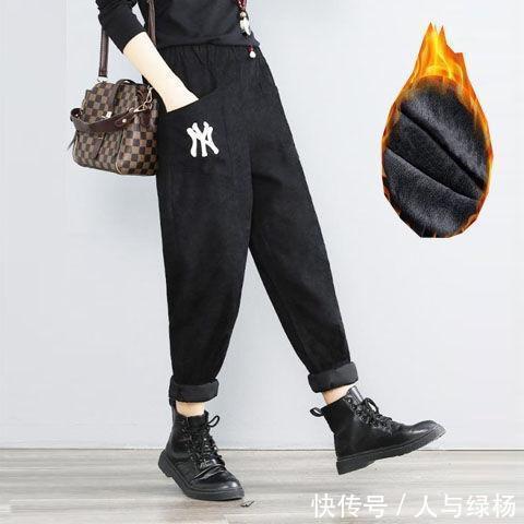 显瘦|今年又火了一女裤,叫“毛呢运动裤”,时髦显瘦,温暖整个初冬