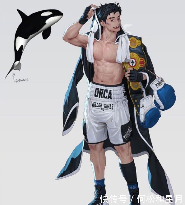 咒术回战|当海鲜也成拟人化,水母化身穿着婚纱的小姐姐,螃蟹变成腹肌男神