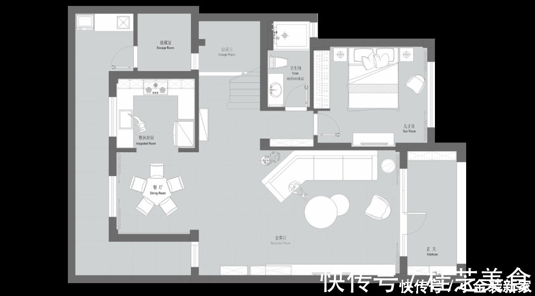 深木色|200㎡中式写意设计,他把自家谱成了一卷水墨画