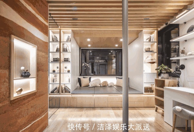 设计|34平住下一家5口不拥挤,一进门把人迷住,卧室设计超级棒!