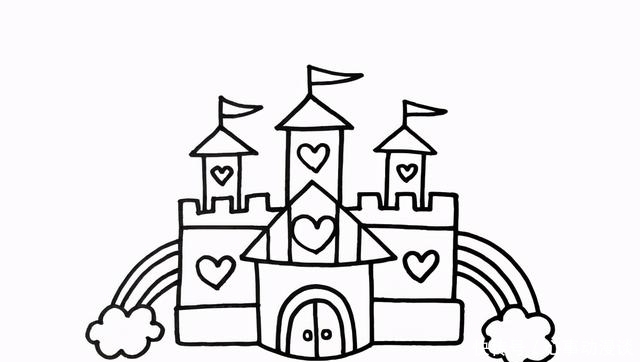 教给|城堡怎么画?美丽的简笔画城堡教程教给你,你会发现原来很简单