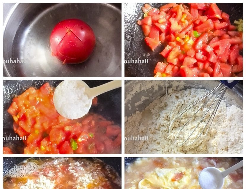 开工后,早餐就爱一碗疙瘩汤,不管贵贱都要吃,荠菜味的特鲜