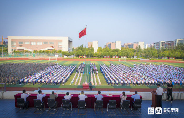 第一中学|组图｜“青春新起点 筑梦新征程”河口区第一中学举行2021年秋季开学典礼