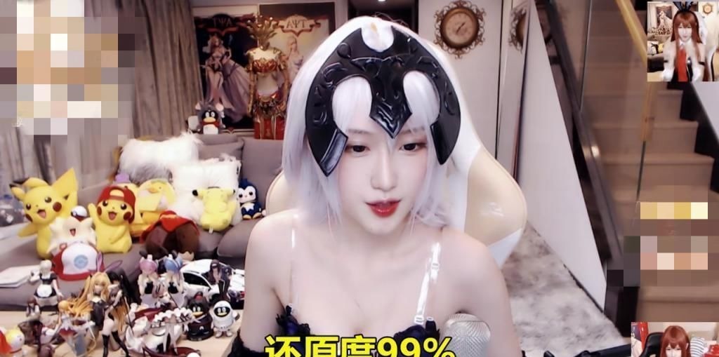 呆妹儿|腐团儿再次cos黑贞德,为还原形象努力展示,看到后退场景被惊艳到了