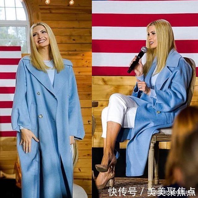 经典|伊万卡秋冬经典大衣穿搭驼色系温柔大气,富家千金既视感!