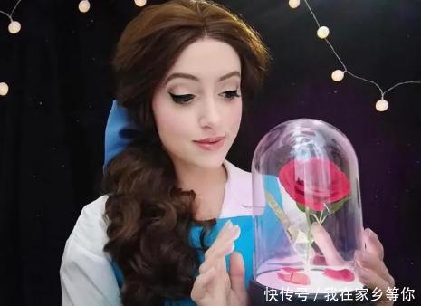 迪士尼公主|法国美女cos多位迪士尼公主，爱洛公主温柔优雅，她最有心机