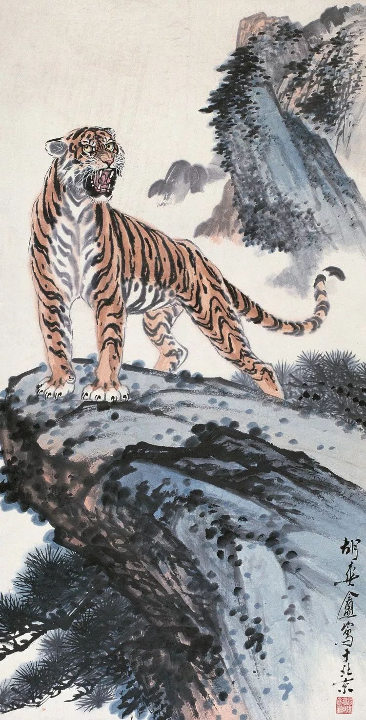 包国勇#胡爽庵:被埋没的现代画虎大师