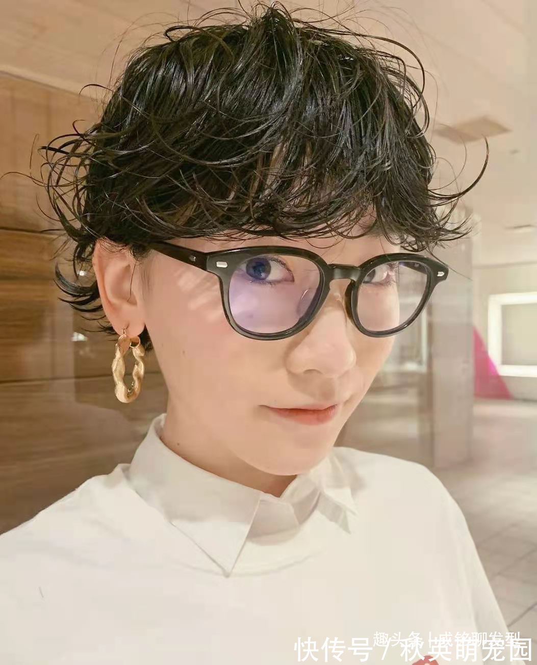 吹不干|烫发不会打理造型?今年流行“吹不干”发型,不用造型也很时髦