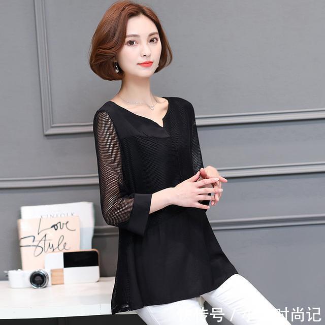 高贵|时尚雪纺衫,凸显女性的高贵气质,更显女人味