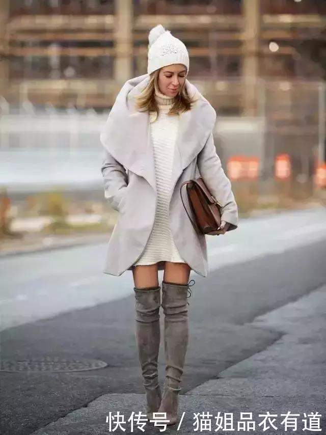 搭配|只穿长裤不闷么?令人心动的穿搭组合裙子+靴子,确实很有魅力