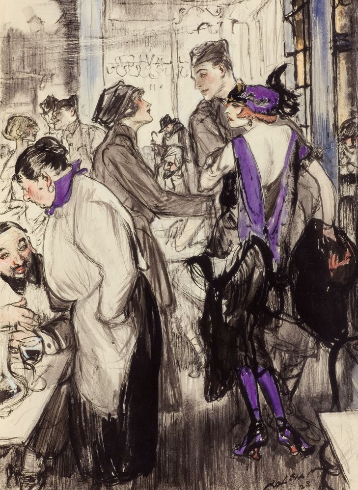 上流社会@美国最伟大的插画家,记录了上流社会的男男女女纸醉金迷的情景