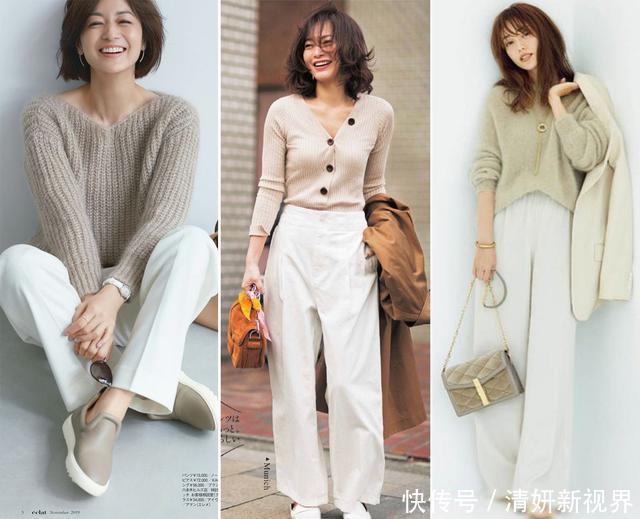这条裤子和秋冬季太配了,百搭减龄,承包你一整季的时髦
