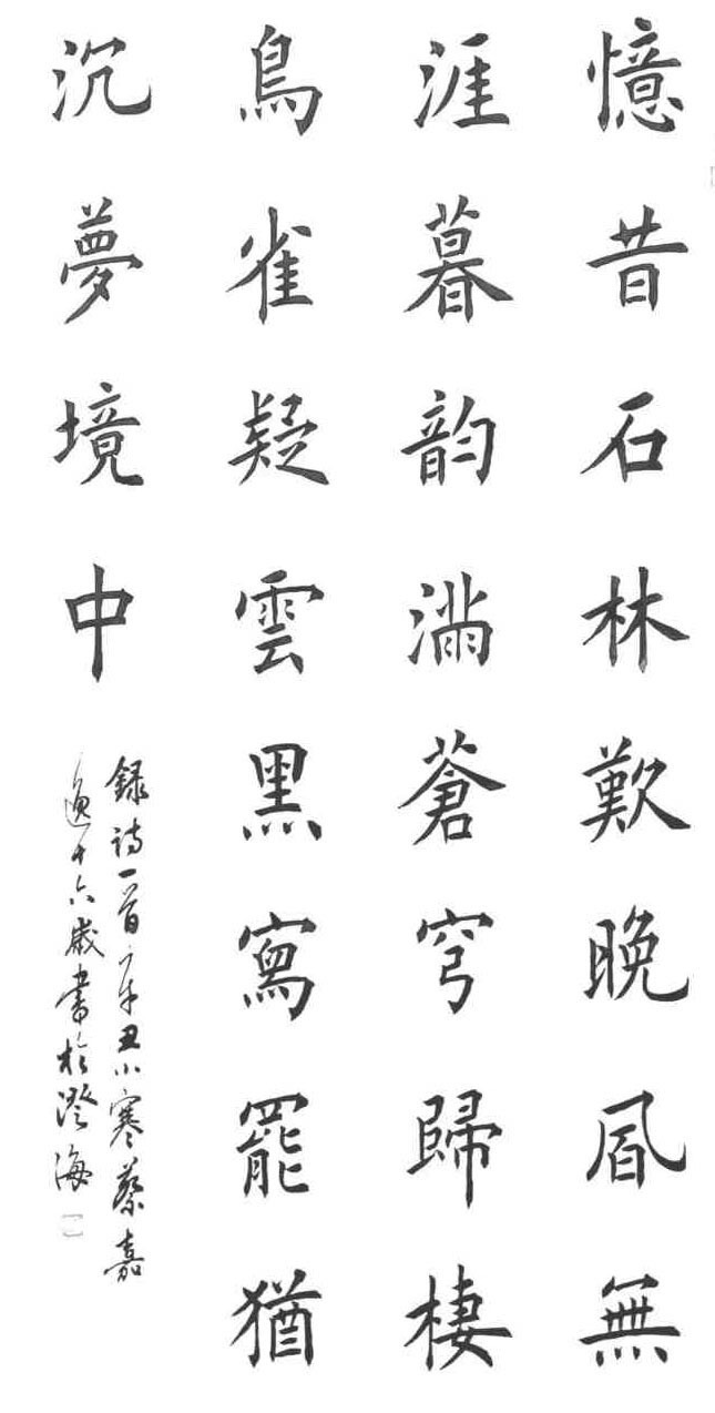 行书&不简单!15岁少年写一手老辣书法,楷书规范,行书开阔,草书规矩