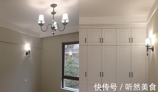 吊灯|130㎡新房硬装花了15万,全屋都打柜子超实用!朋友都夸漂亮大气