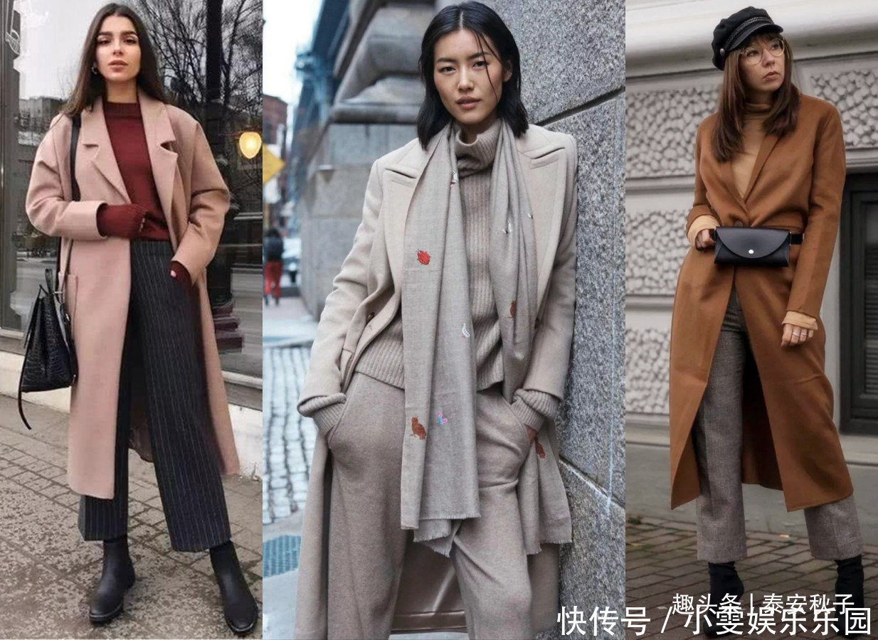 早冬火了一种穿搭，叫“大衣+短靴”！高级中加点复古的韵味