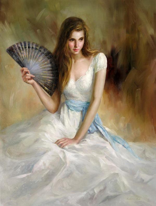 人物!美国华裔广州美术学院画家凯尔文雷人物油画