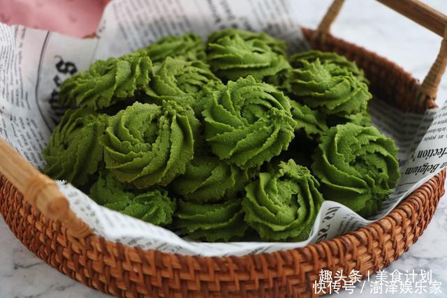 抹茶曲奇|过年的小零食,好吃无添加,做法没难度,做给家人吃,太适合了!