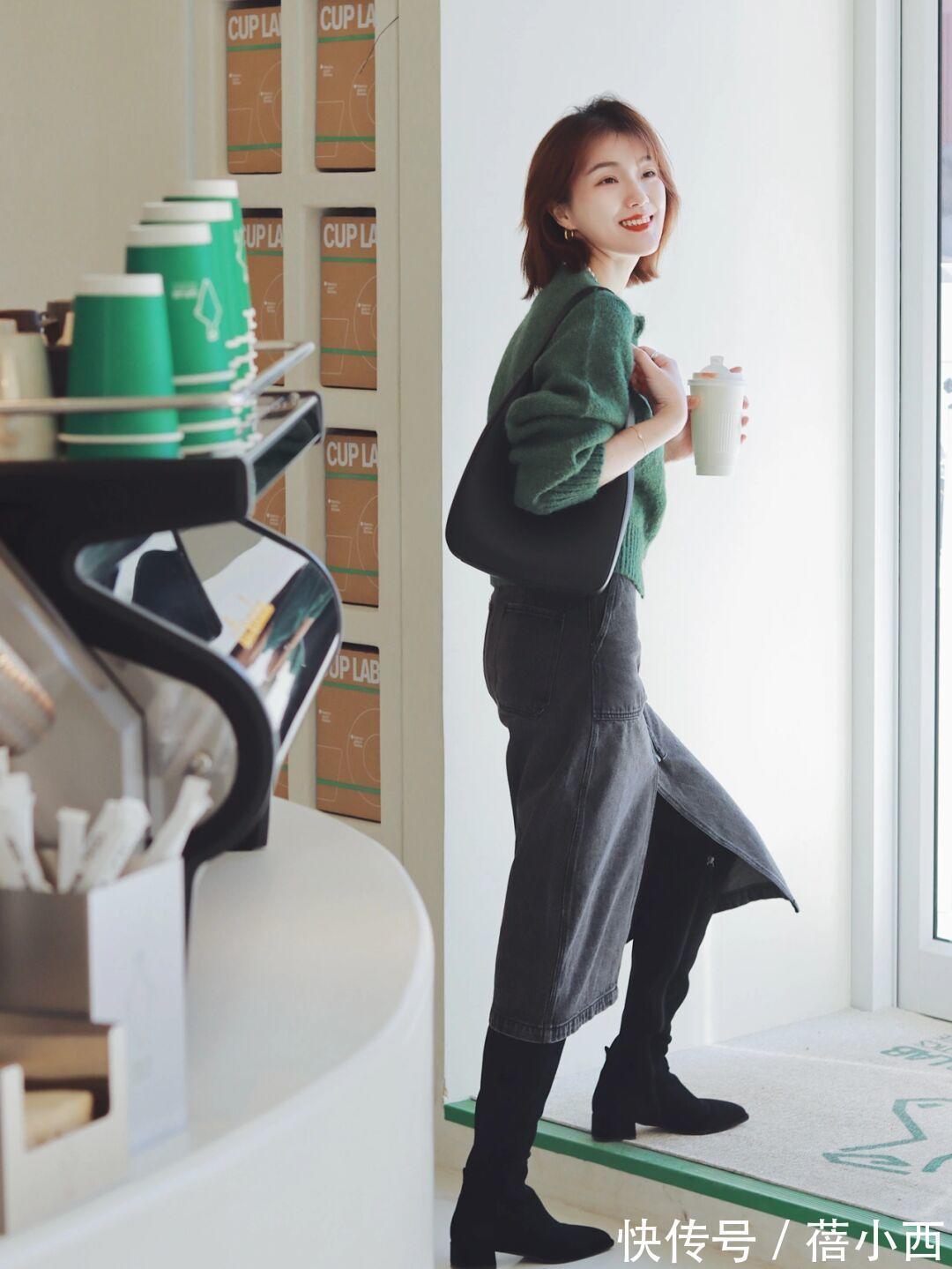 博主 不管你皮肤白不白,今年要买毛衣就买“绿色”,提气质又显档次