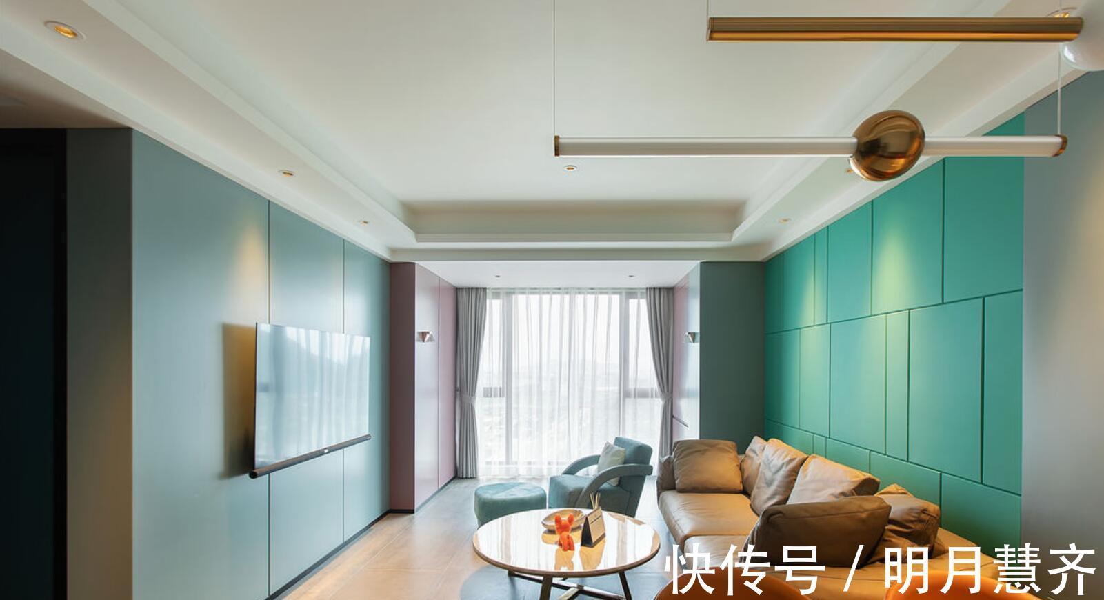 卧室|这应该是最美的撞色设计了,全屋没有丝毫的俗气,反而很精致