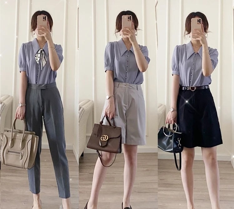 小个子|155-165小个子女生看过来,学这位博主这样搭配,提高腰线显身材