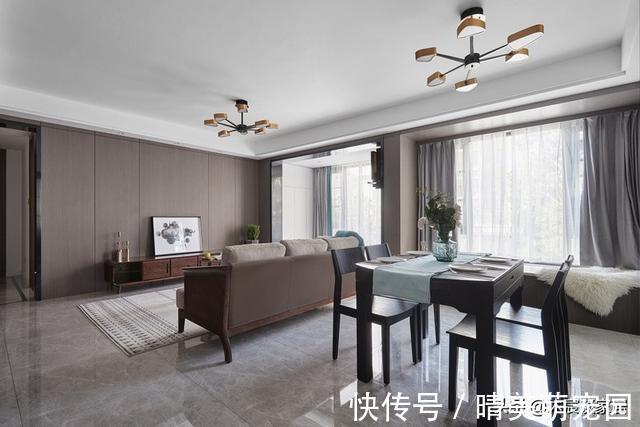 简约|越来越多人喜欢横厅,看完她家,发现不是一般的大气,简约又高级