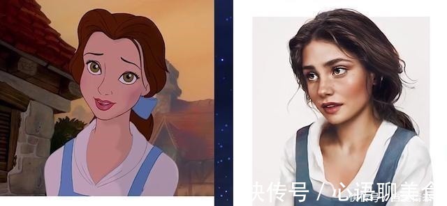 真实版|迪士尼公主动画 VS 现实,爱莎气质脱俗!乐佩真的爱了!