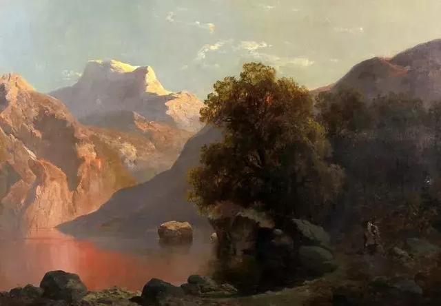 艺术家#奥地利艺术家的超美风景油画,领略大自然的宁静之美