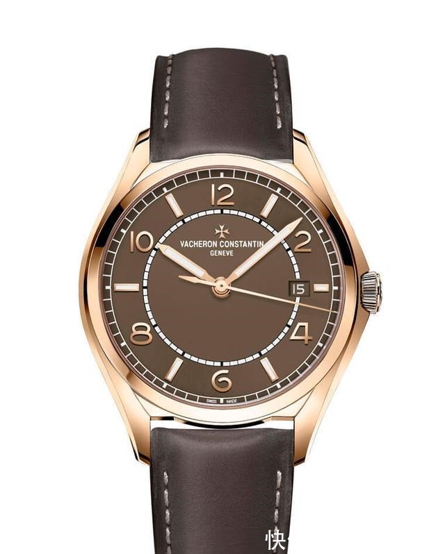 手表|江诗丹顿Fiftysix玫瑰金款,新推墨棕色面盘全日历手表和自动表!