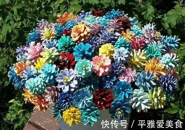 松子!农村阿姨,村里捡了一堆的“松果”,回家改造后邻居出2千来买