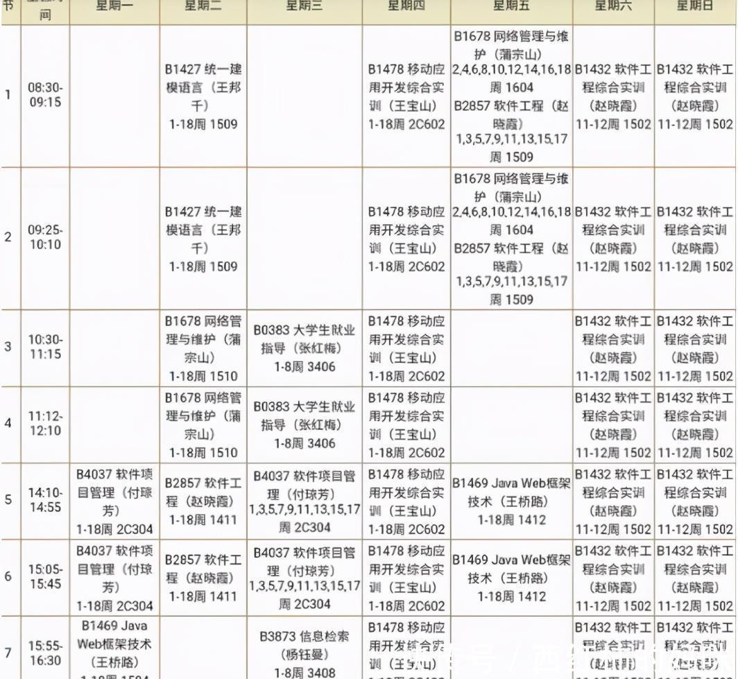 大学是轻松还是累？大学生晒“课程表”，网友直呼想回高三歇一歇