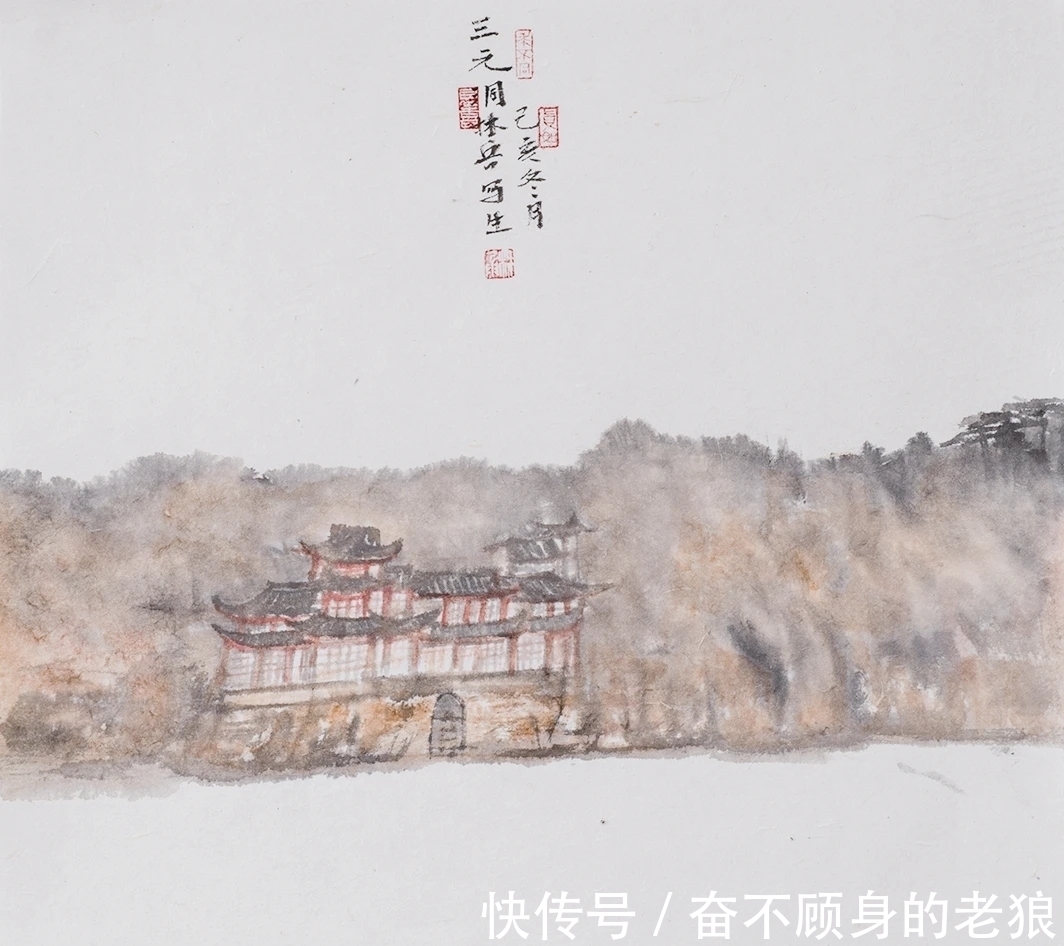 山水画$水墨氤氲，气息儒雅｜林兵山水画