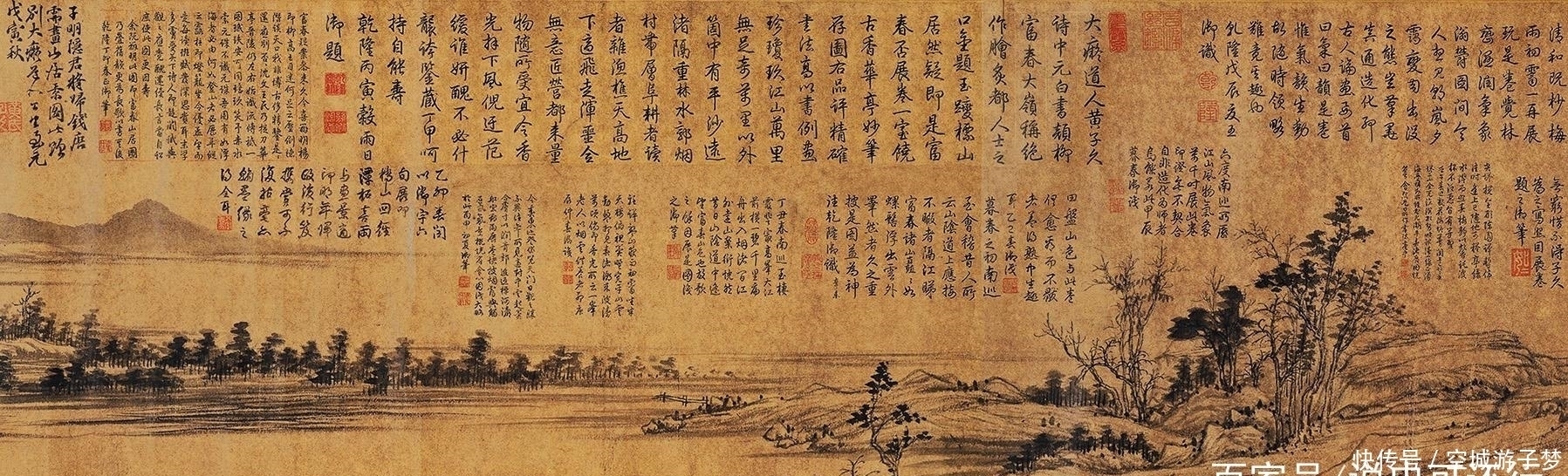 虢国夫人游春图|古画真假对比:画家们巧夺天工的临摹之作,有的赝品还被当成真迹