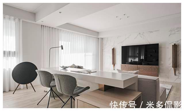 一刚一柔|爱花的夫妻俩晒出132㎡新房，全屋没用一盆绿植，却高级的自然