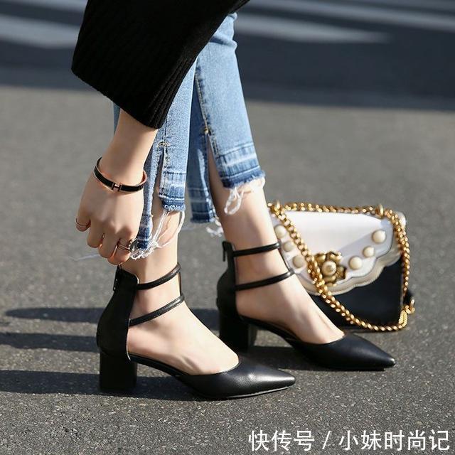 不失|女神范难驾驭?今年流行的高跟鞋,粗高跟设计,性感而不失优雅